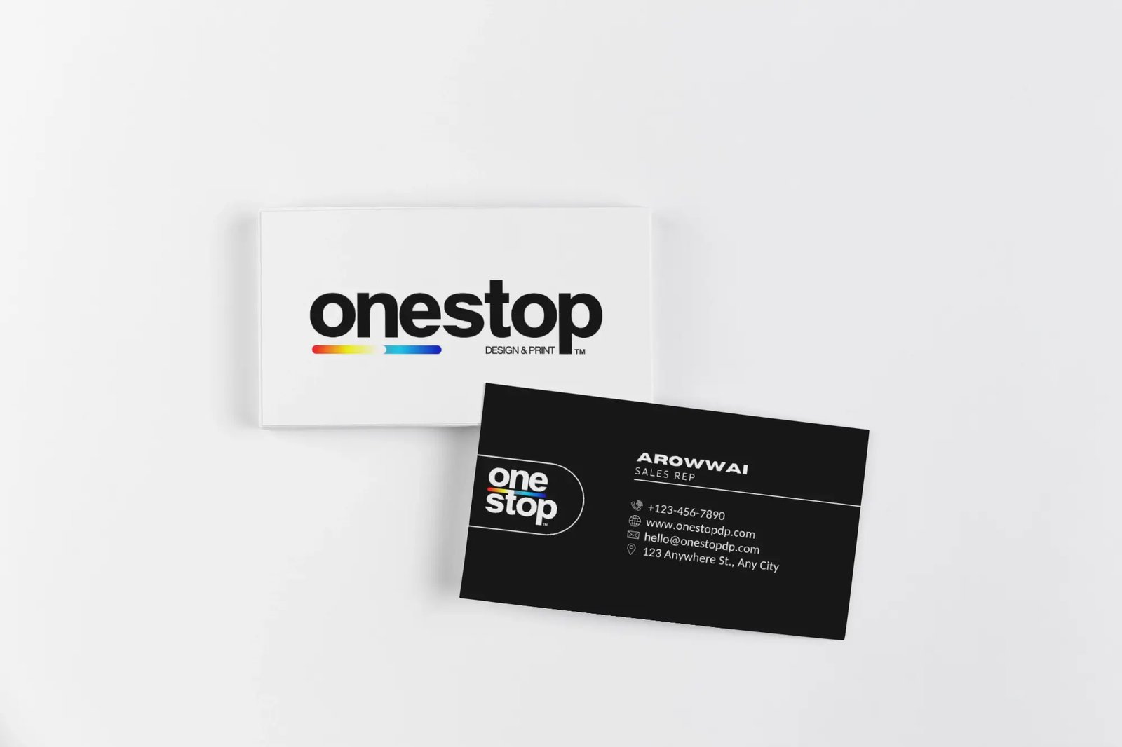 Custom Business Cards Tampa | Premium Printing – OneStop