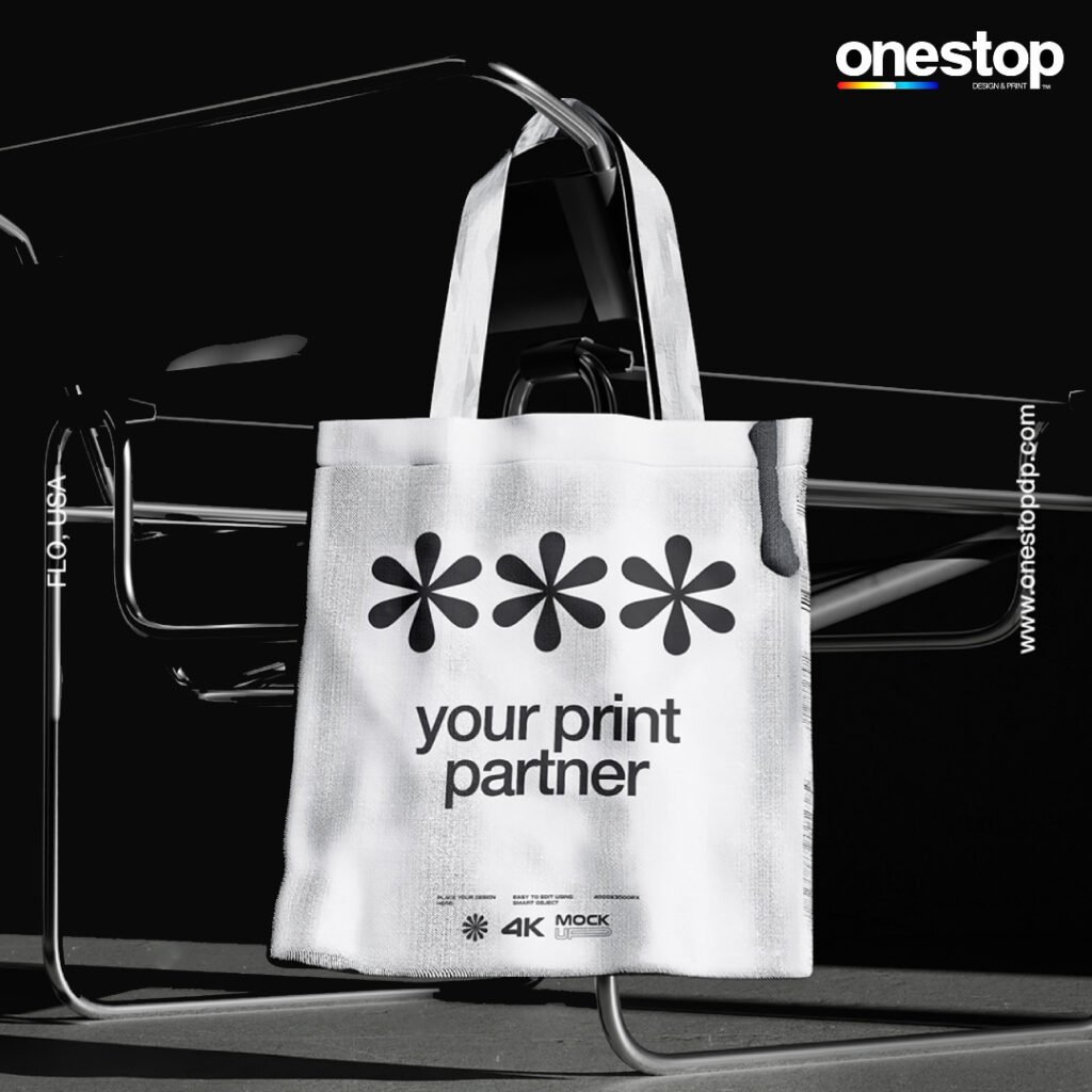 Custom printed bags for business promotions, events, and branding