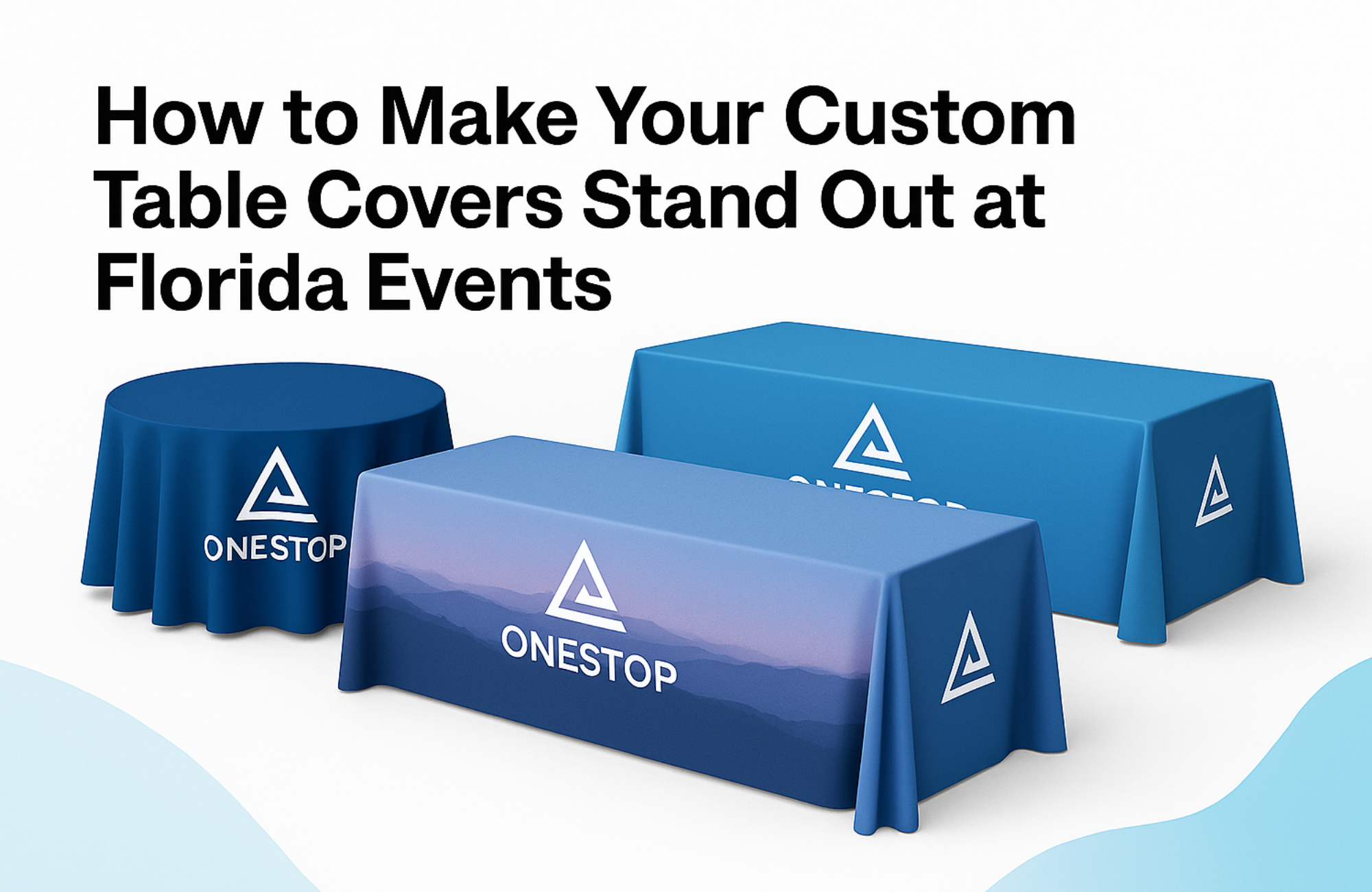 Custom Table Covers for Florida Events | Stand Out & Attract